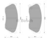 BOSCH 0 986 AB2 069 Brake Pad Set, disc brake